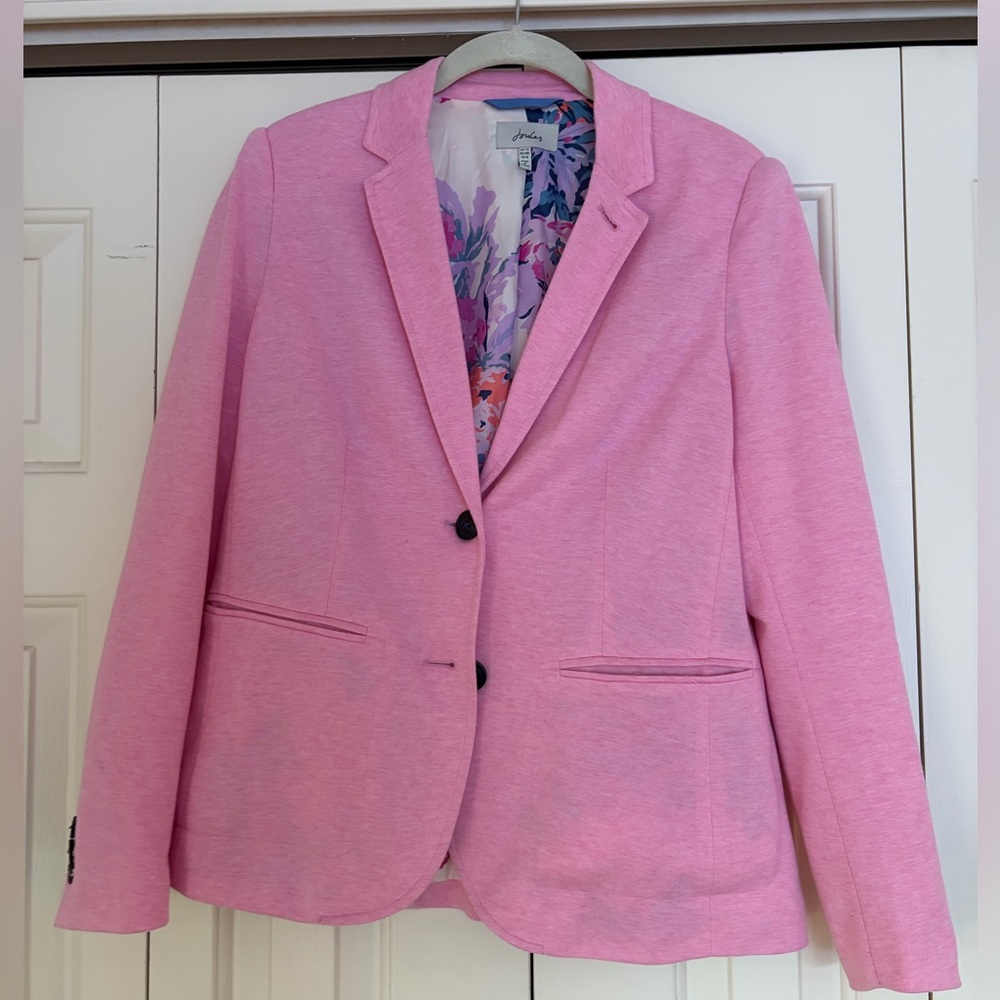 Joules Light Pink Women's Blazer